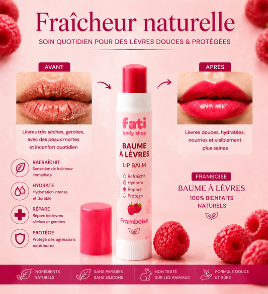 💄 Baume à Lèvres Nourrissant & Protecteur – Fruits Rouges SPF 30
