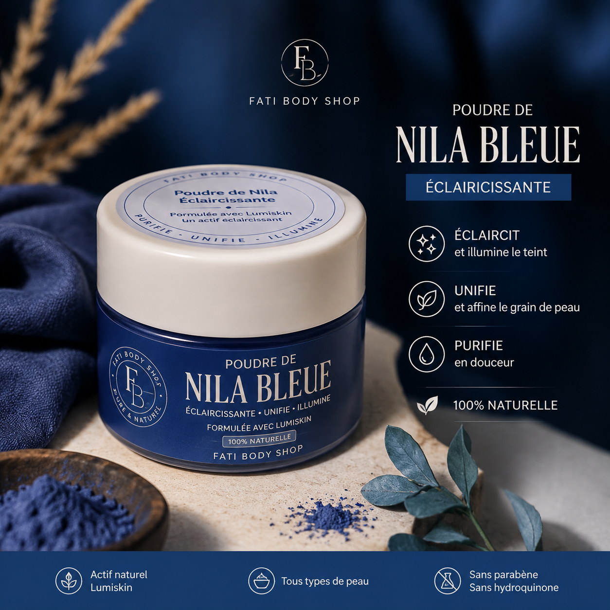 Pouder de Nila bleue 💎