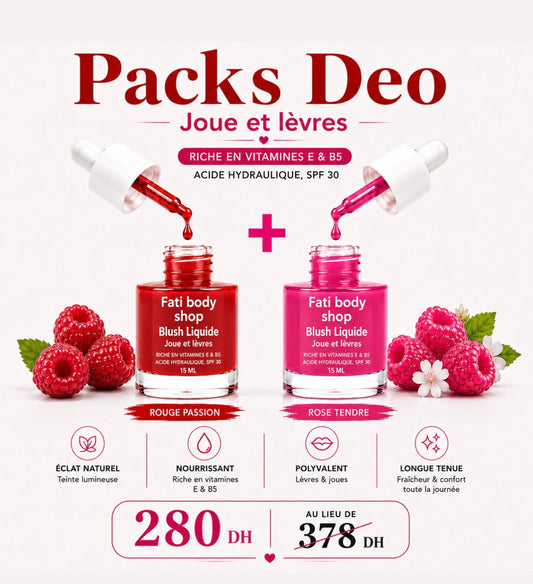 Pack Duo - Rouge & Rose