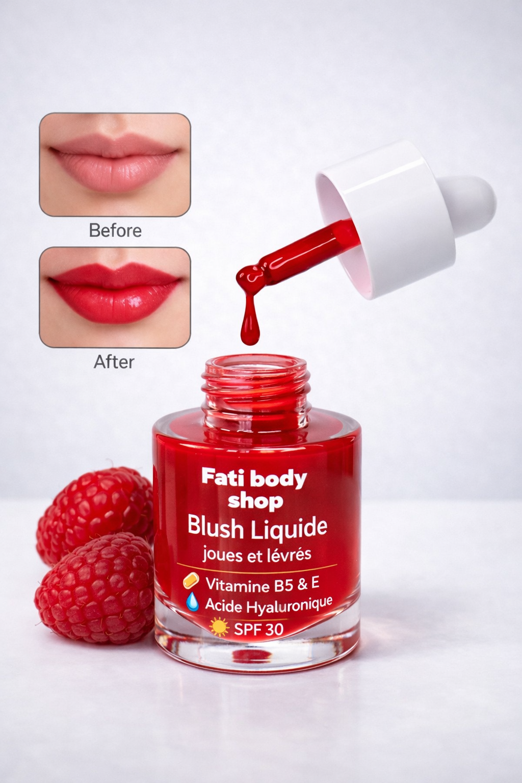 ✨ Blush Liquide – Éclat Naturel et Hydratation Intense - Faty Body Shop