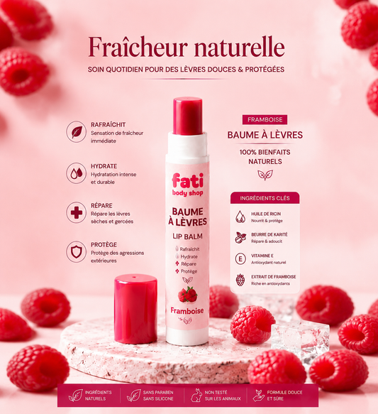 💄 Baume à Lèvres Nourrissant & Protecteur – Fruits Rouges SPF 30