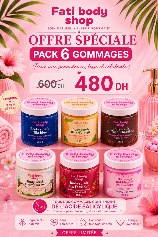 COFFRET 6 GOMMAGES 🍭