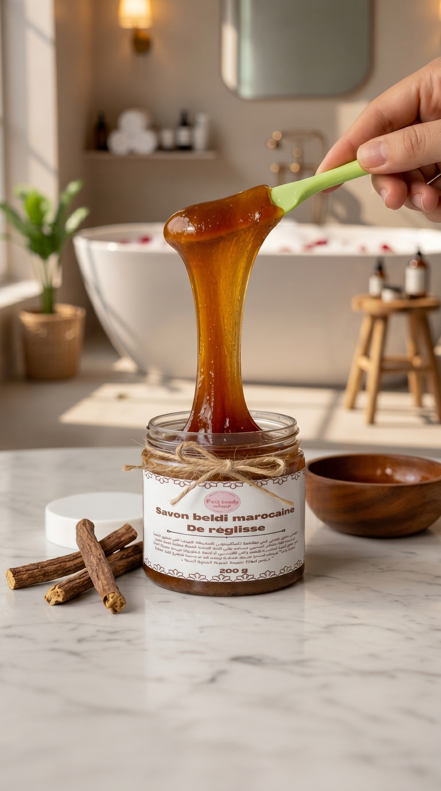 Savon beldi à la réglisse