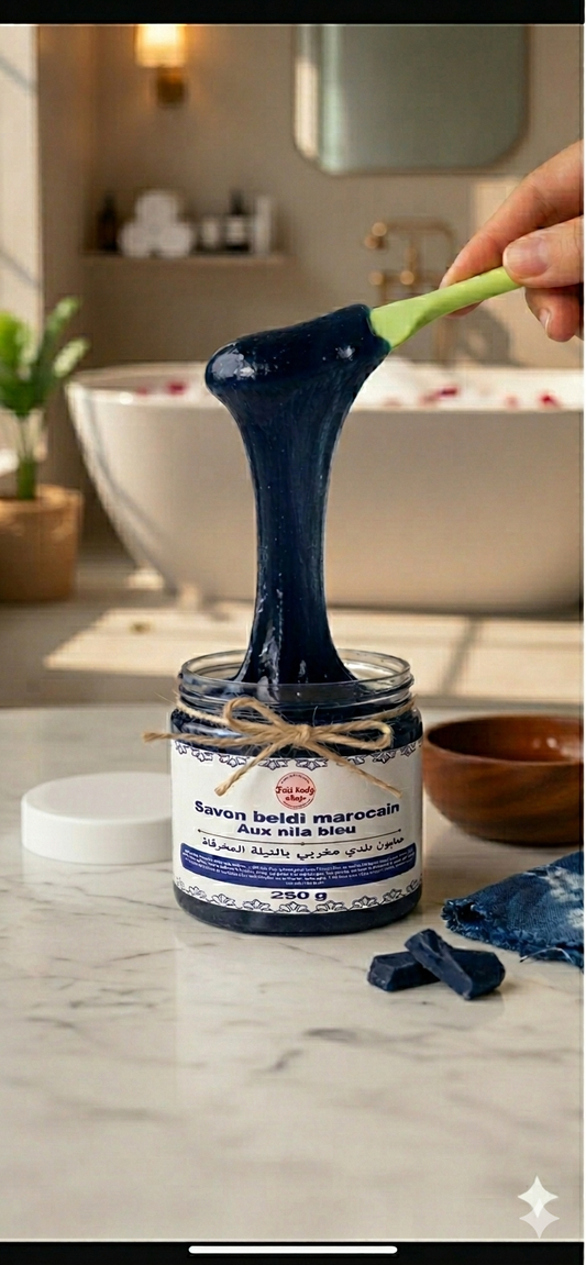 Savon beldi Nila bleu - Faty Body Shop